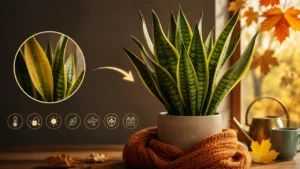نگهداری سانسوریا در پاییز؛ 7 نکته برای جلوگیری از زرد شدن برگ ها