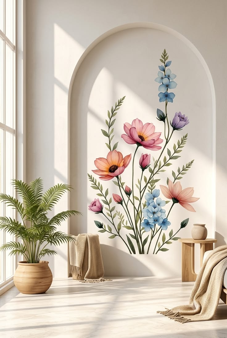 ایده نقاشی پینترستی برای اتاق