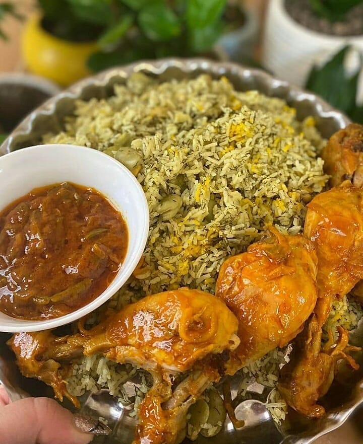 ادویه باقالی پلو با گوشت و مرغ چیست؟